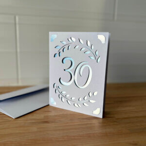 Carte d’anniversaire personnalisée